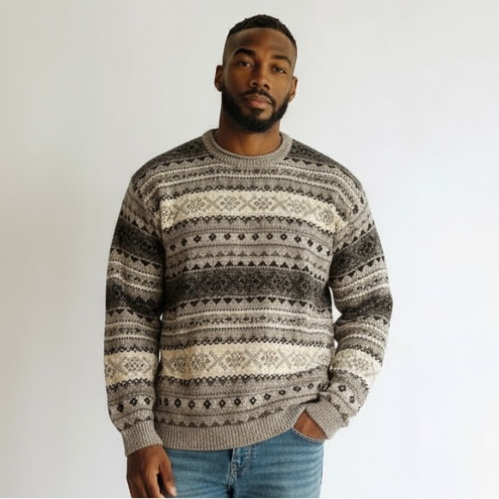 Vintage 90’s Croft & Barrow Knit Beige Sweater